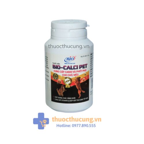 BIO-CALCI PET cung cấp can xi và phốt pho cho chó mèo