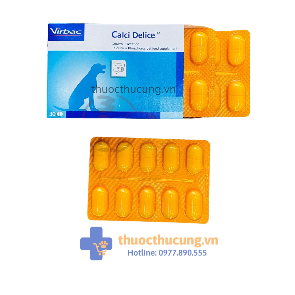 Calci Delice (Canxi và khoáng chất) (1) Phòng và trị các bệnh do thiếu Canxi, Phospho, Flouride, Vitamin D3 và làm chắc khoẻ xương