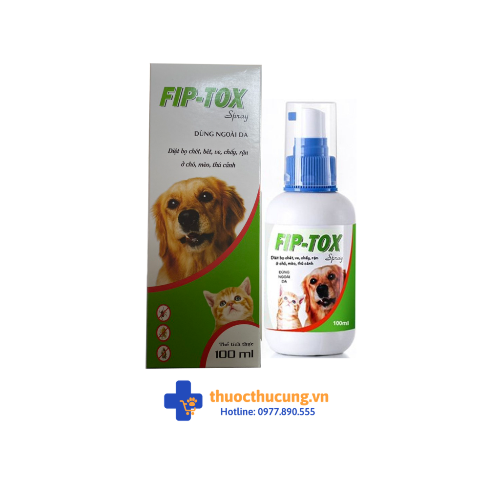 Diệt ve, bọ chét, rận ở chó mèo, thú cảnh