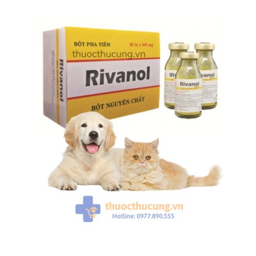 RIVANOL 500mg. Trị ký sinh trùng đường máu,viêm dạ con, âm đạo, viêm vú, rửa vết thương, ổ viêm có mủ