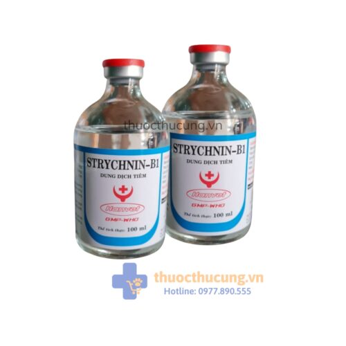 STRYCHNIN - B1 ( 20 ml). Tăng nhu động ruột, tăng tiết dịch vị, tăng phản xạ thần kinh