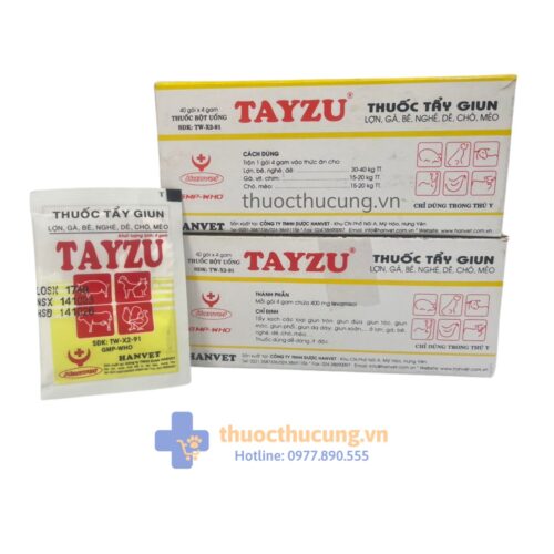 Tẩy sạch các loại giun tròn, thuốc dùng dễ dàng, ít độc