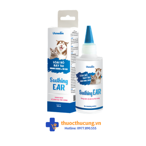 Soothing EAR - Dung dịch vệ sinh tai thú cưng