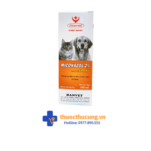 Phòng trị nấm da ở chó, mèo, ngựa