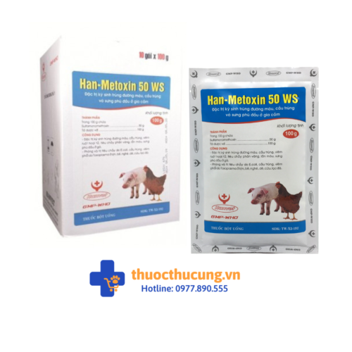 Đặc trị ký sinh trùng đường máu, cầu trùng, viêm ruột hoại tử, tiêu chảy phân vàng, lẫn máu, sưng phù đầu ở gà. Phòng và trị tiêu chảy do E. coli, cầu trùng, viêm phổi do Toxoplasma ở lợn, bê, nghé, dê, cừu, lạc đà.