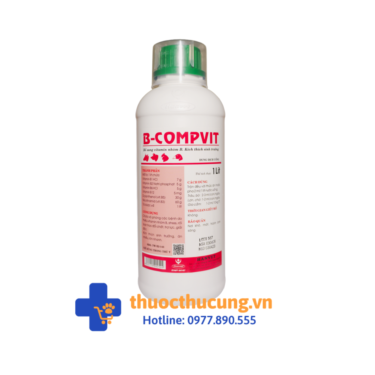 Kích thích sinh trưởng, ăn nhiều, lớn nhanh.