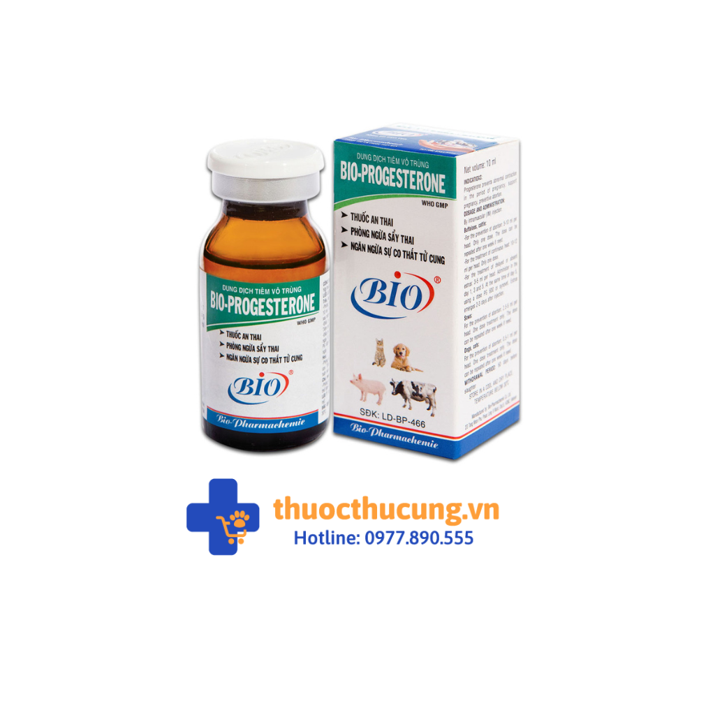 BIO-PROGESTERONE 10ml Thuốc an thai, phòng ngừa sảy thai, ngăn ngừa sự co thắt tử cung