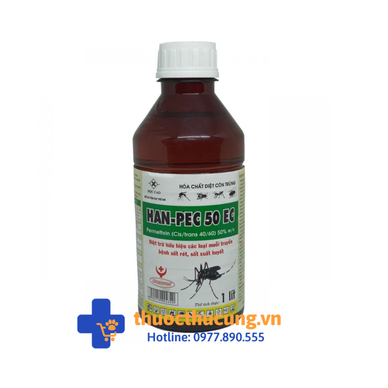 Han-Pec 50 EC Diệt trừ hữu hiệu các loại muỗi truyền bệnh sốt rét, sốt xuất huyết