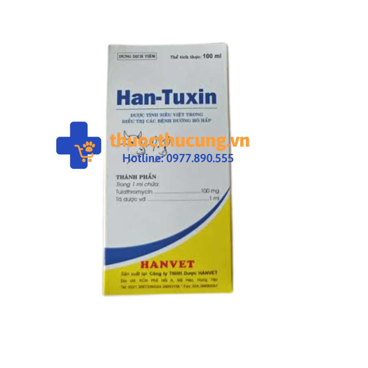 Han-Tuxin 100ml Dược tính siêu việt trong điều trị các bệnh đường hô hâp, cuộc cách mạng trong phòng và trị bệnh, đang làm thay đổi suy nghĩ của bạn, tác dụng siêu kéo dài XXLA 15 ngày. Dùng 1 liều duy nhất!!!!