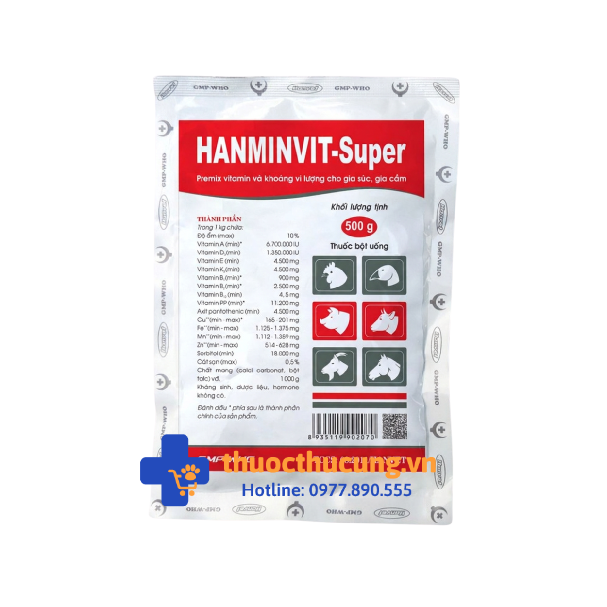 Bổ sung Premix, vitamin và khoáng vi lượng cho gia súc, gia cầm